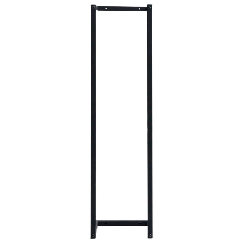 Towel Rack Black 25x20x95 cm Iron