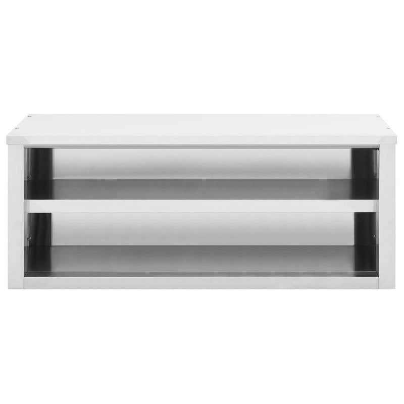 vidaXL Kitchen Wall Cabinet 120x40x50 cm Stainless Steel