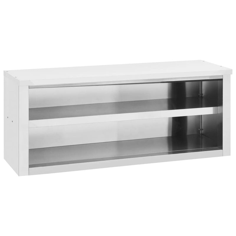 vidaXL Kitchen Wall Cabinet 120x40x50 cm Stainless Steel