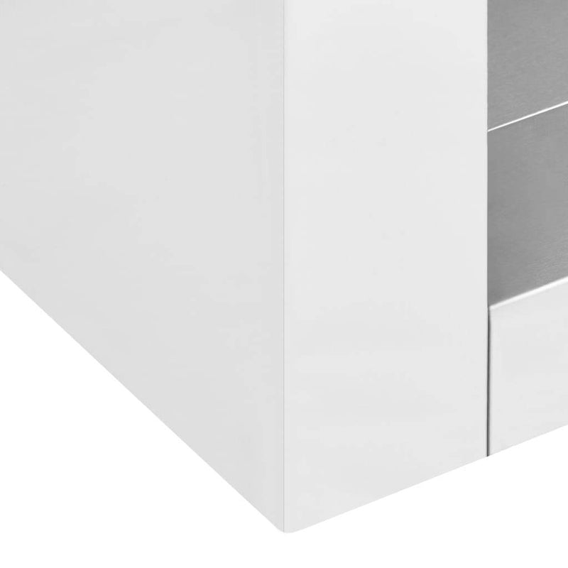 vidaXL Kitchen Wall Cabinet 150x40x75 cm Stainless Steel