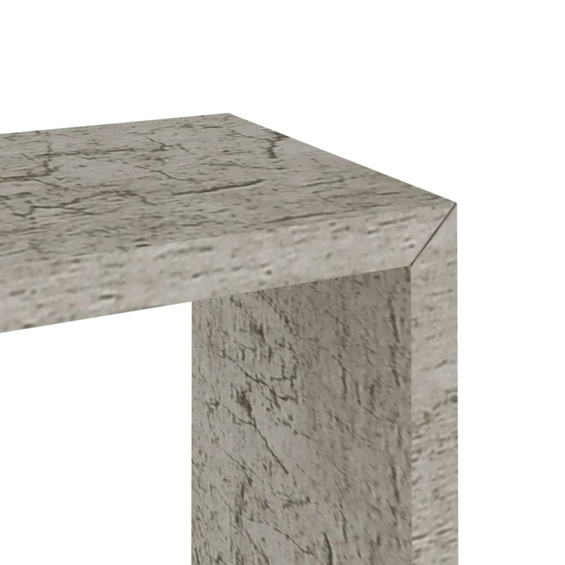 Wall Cube Shelves 3 pcs Concrete Grey