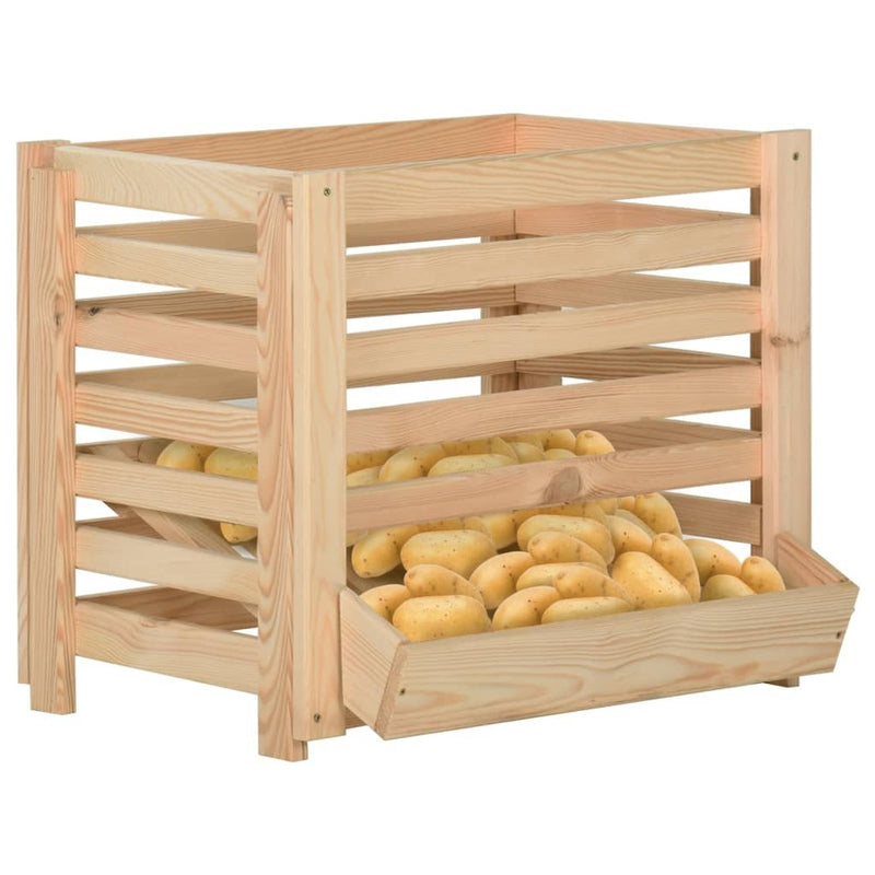 Potato Box 60x40x50 cm Solid Pinewood