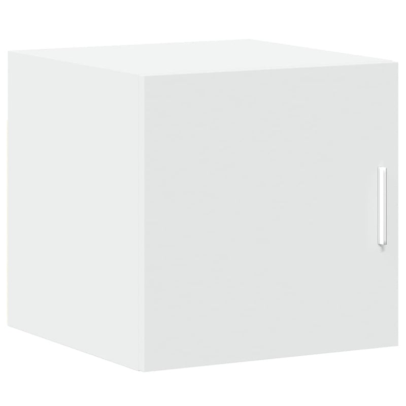 Slim Storage Cabinet White 40x42.5x225 cm Engineered Wood