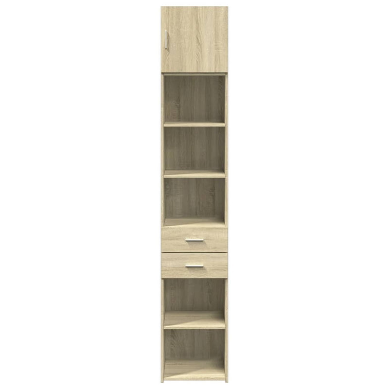 Slim Storage Cabinet Sonoma Oak 40x42.5x225 cm Engineered Wood