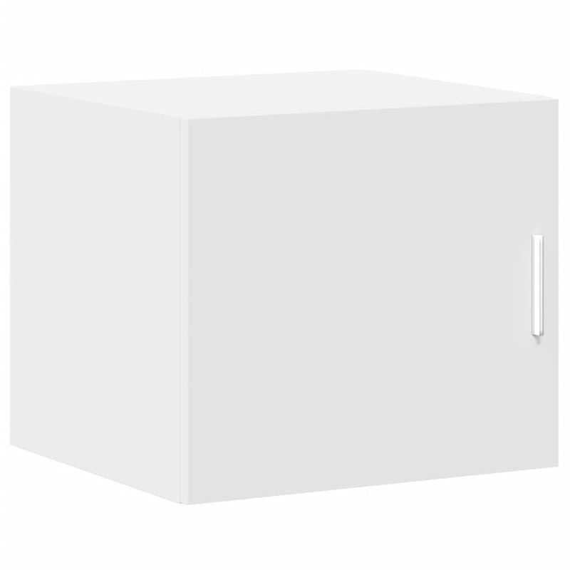 Slim Storage Cabinet White 45x42.5x225 cm Engineered Wood