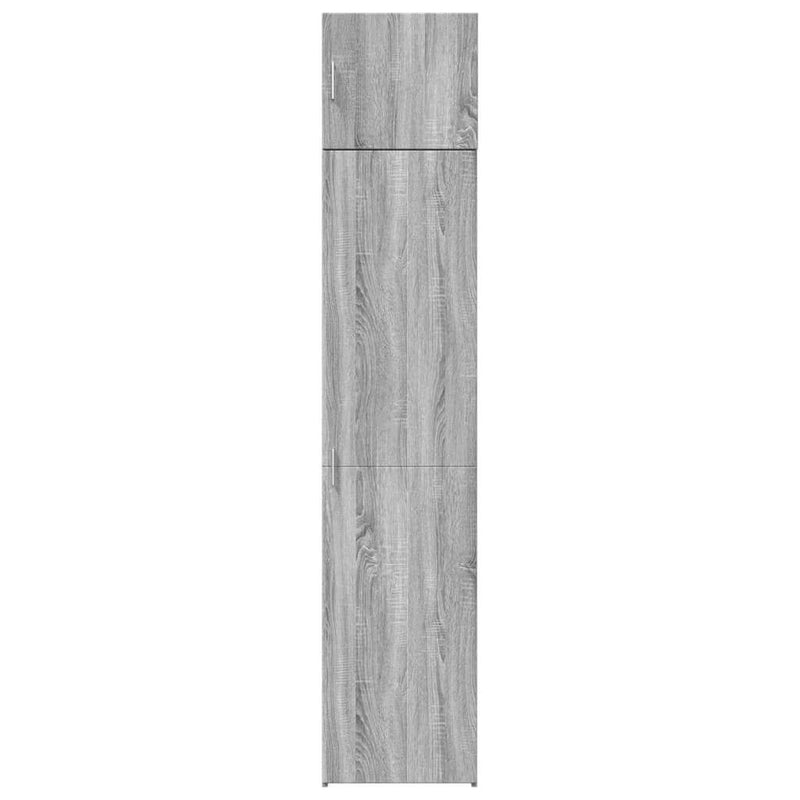 Slim Storage Cabinet Grey Sonoma 45x42.5x225 cm Engineered Wood