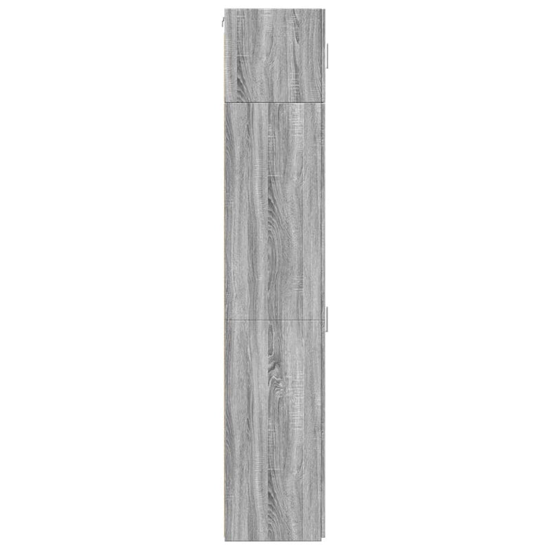 Slim Storage Cabinet Grey Sonoma 45x42.5x225 cm Engineered Wood