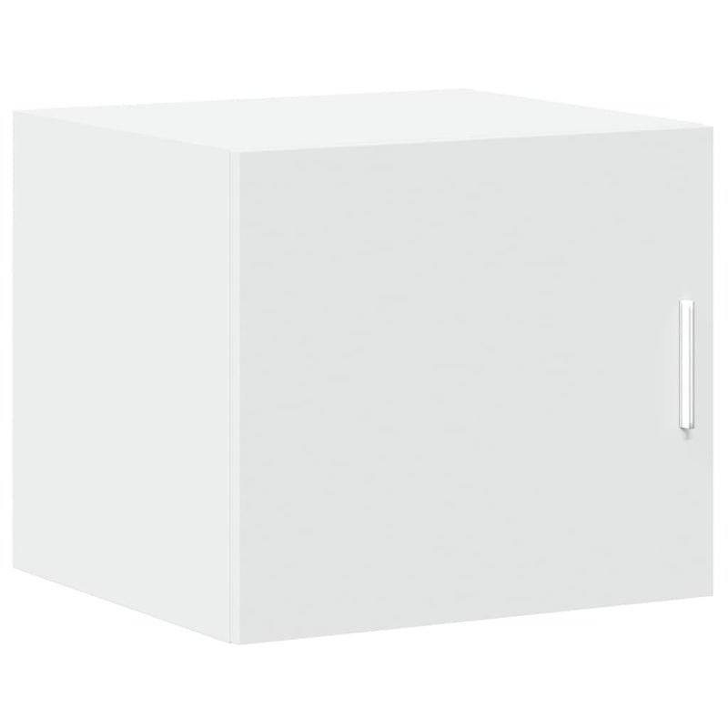 Slim Storage Cabinet White 45x42.5x225 cm Engineered Wood