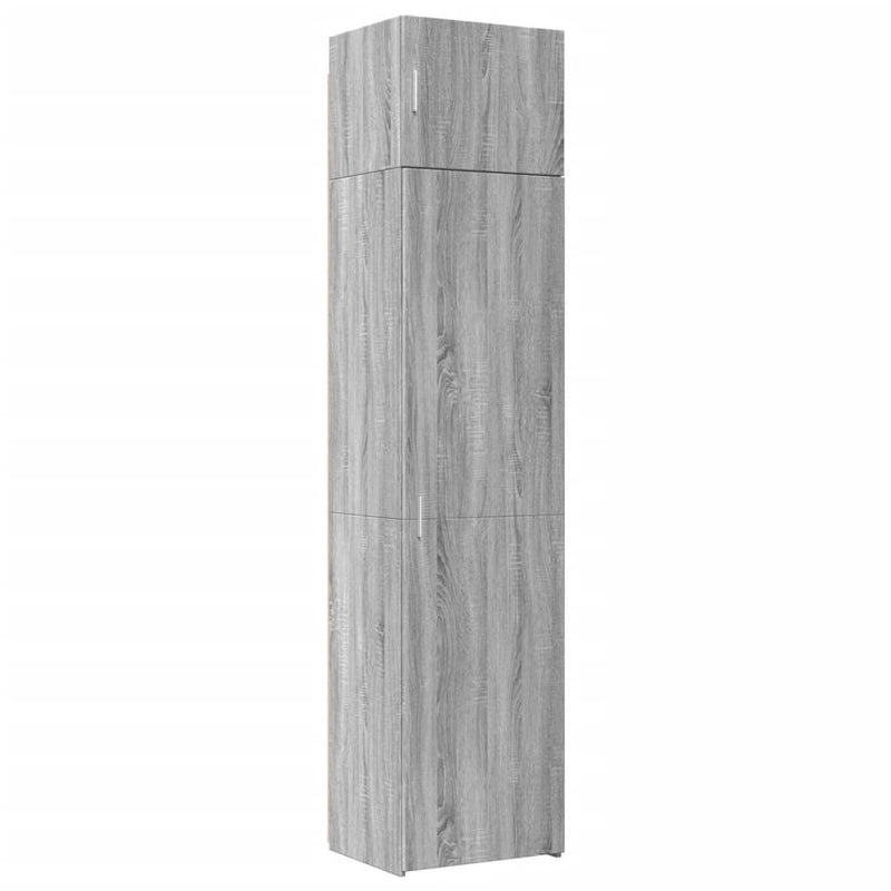 Slim Storage Cabinet Grey Sonoma 50x42.5x225 cm Engineered Wood