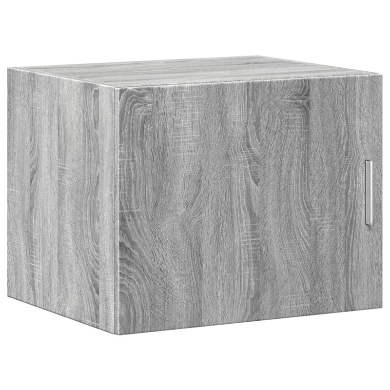 Slim Storage Cabinet Grey Sonoma 50x42.5x225 cm Engineered Wood