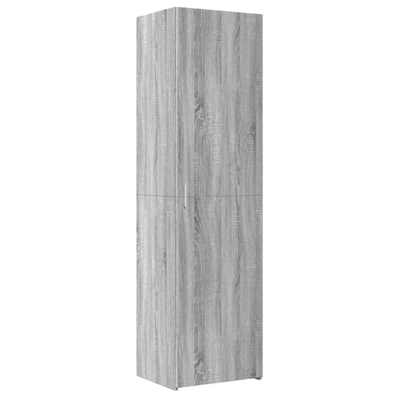 Slim Storage Cabinet Grey Sonoma 50x42.5x225 cm Engineered Wood