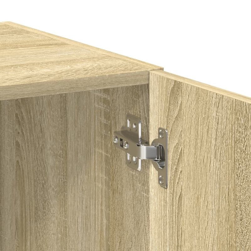 Storage Cabinet Sonoma Oak 70x42.5x225 cm Engineered Wood