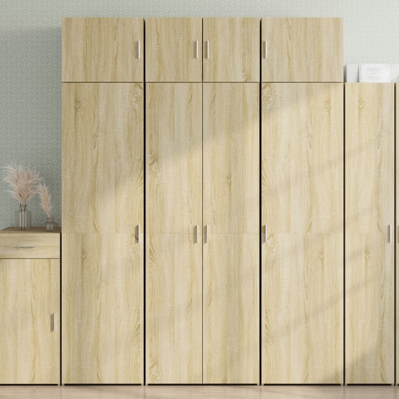 Storage Cabinet Sonoma Oak 70x42.5x225 cm Engineered Wood