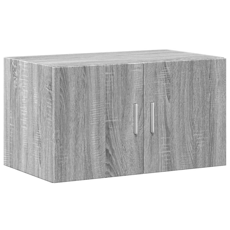 Storage Cabinet Grey Sonoma 70x42.5x225 cm Engineered Wood