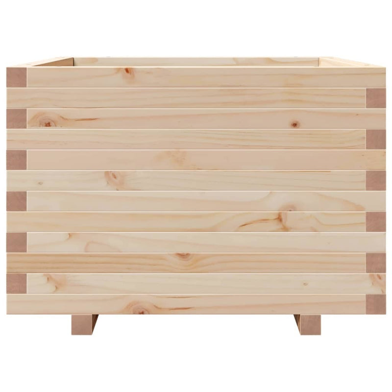 Garden Planter 70x70x49.5 cm Solid Wood Pine