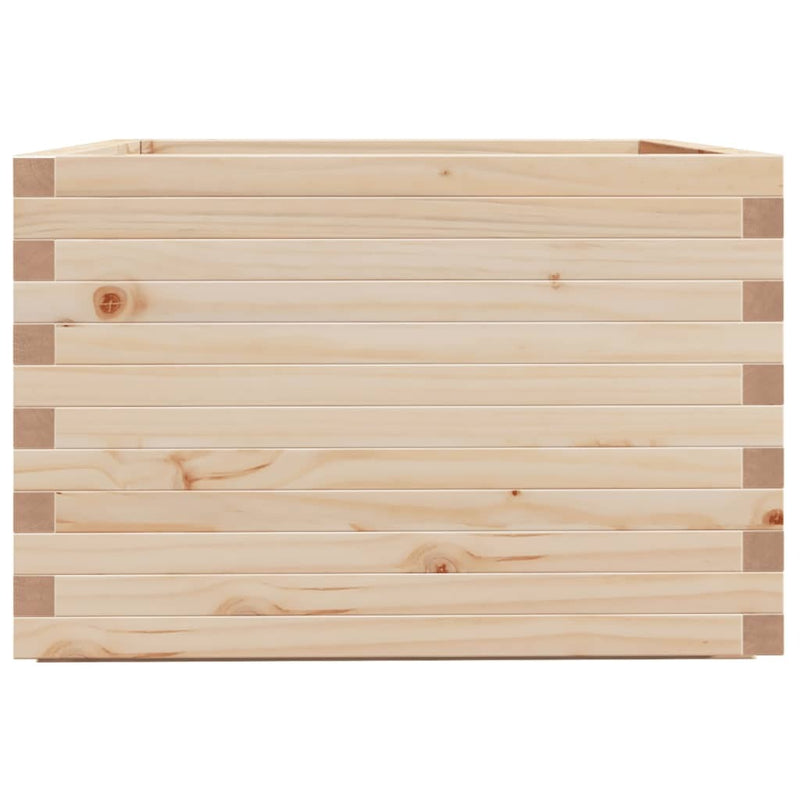 Garden Planter 70x70x49.5 cm Solid Wood Pine