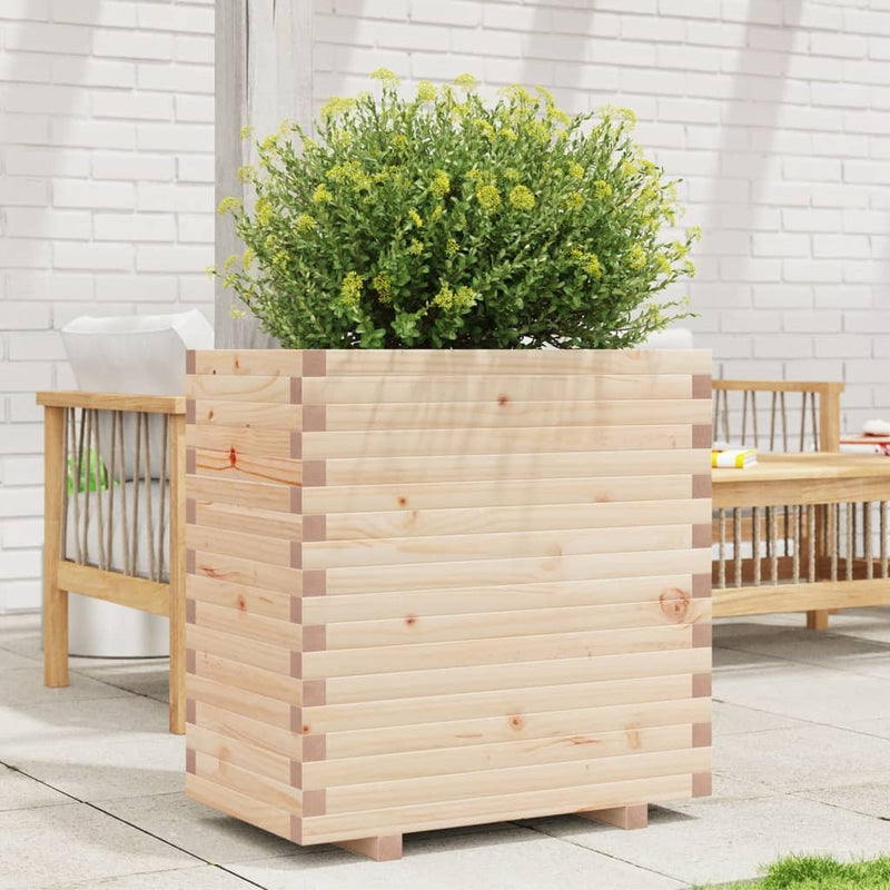 Garden Planter 70x40x72.5 cm Solid Wood Pine