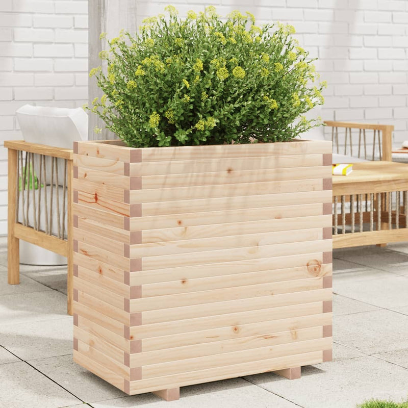 Garden Planter 70x40x72.5 cm Solid Wood Pine