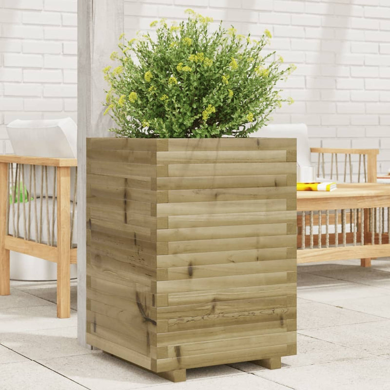 Garden Planter 50x50x72 cm Impregnated Wood Pine