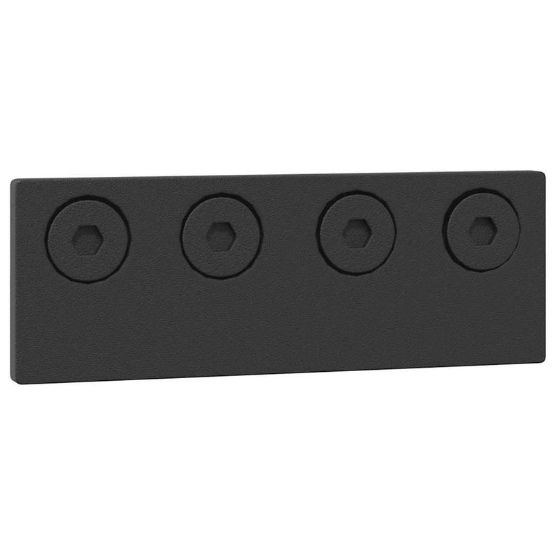 Sliding Door Hardware Kit 427 cm Steel Black