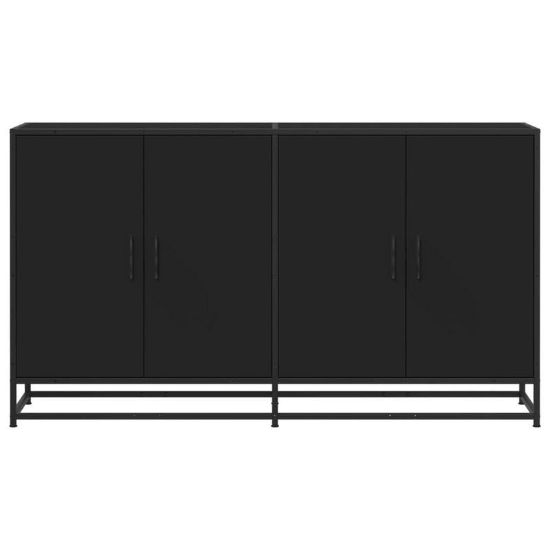 Sideboard Black 134x35x76 cm Engineered Wood