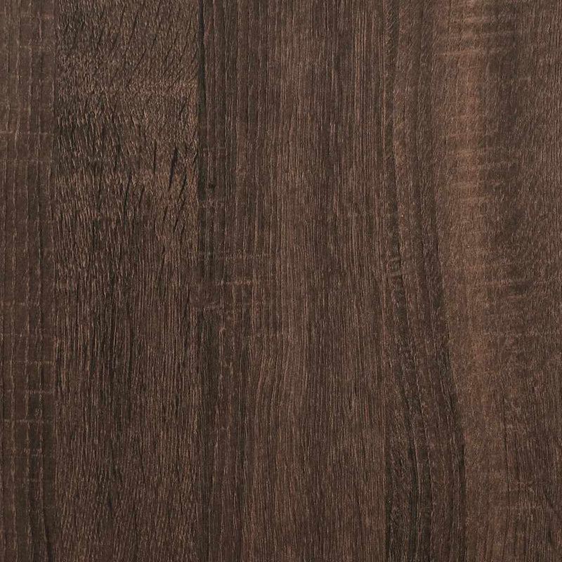 4?Piece Bathroom Furniture Set?Brown Oak Engineered Wood