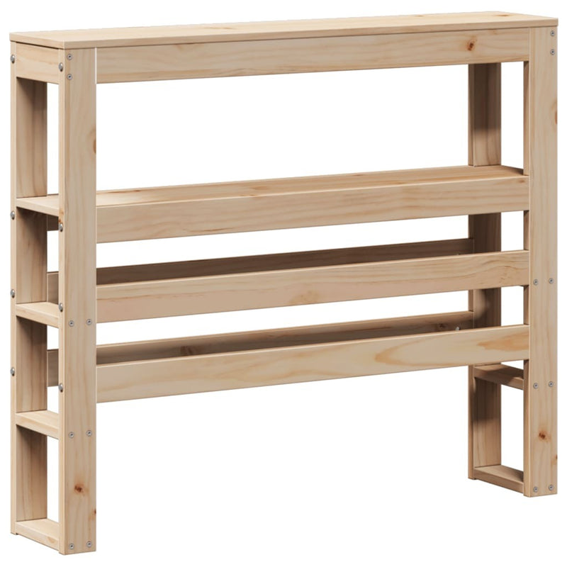 Bed Frame without Mattress 75x190 cm Small Single Solid Wood Pine