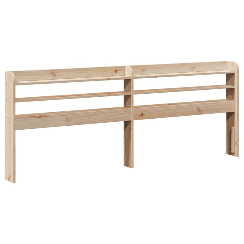 Bed Frame without Mattress 200x200 cm Solid Wood Pine