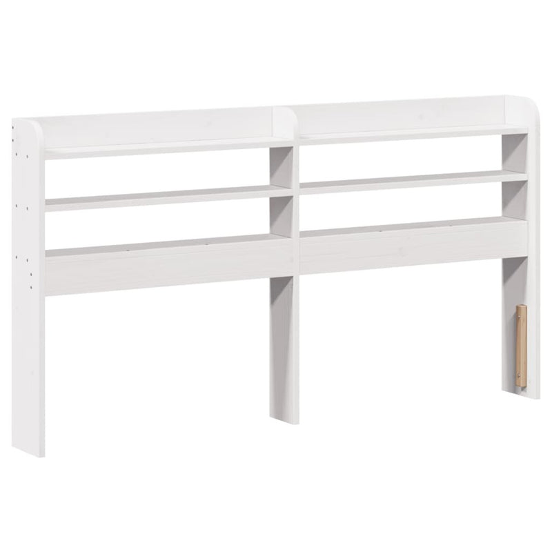 Bed Frame without Mattress White 140x190 cm Solid Wood Pine