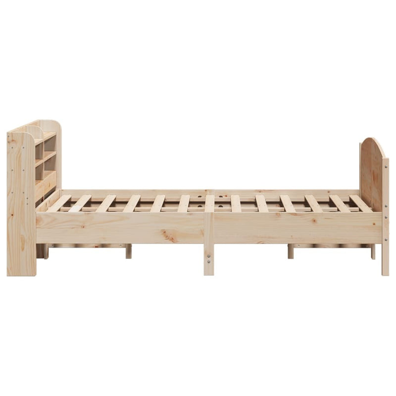 Bed Frame without Mattress 120x190 cm Small Double Solid Wood Pine