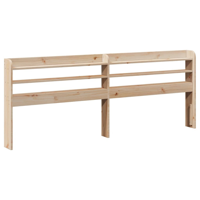 Bed Frame with Headboard 180x200 cm Super King Solid Wood Pine