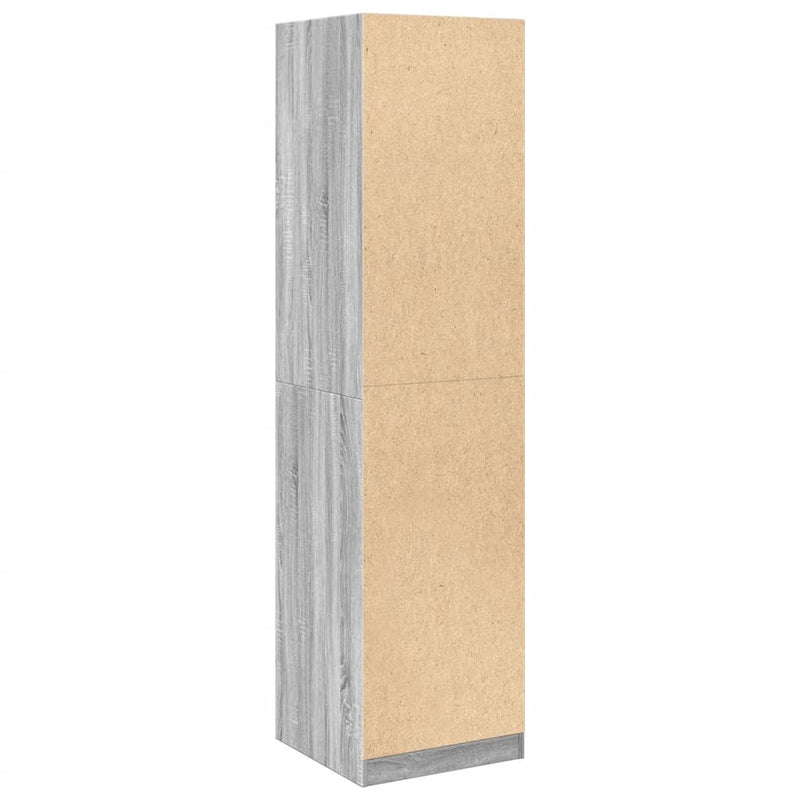 Wardrobe Grey Sonoma 50x50x200 cm Engineered Wood