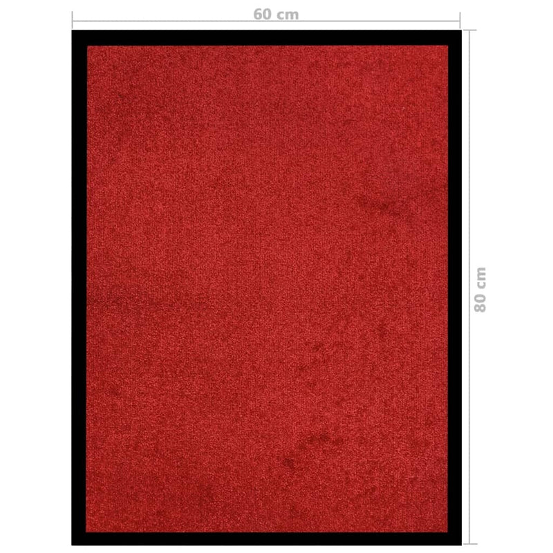 Doormat  Red 60x80 cm