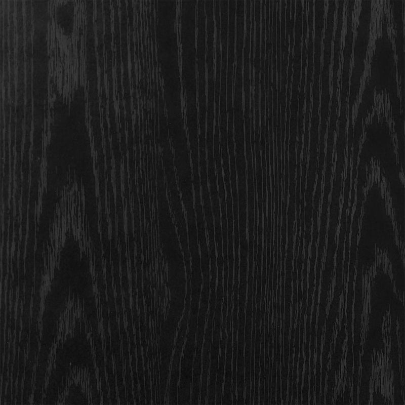 2 Piece Kitchen Cabinet Set Black Engineered Wood