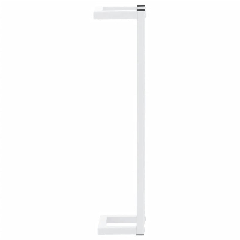 Towel Rack White 12.5x12.5x60 cm Steel