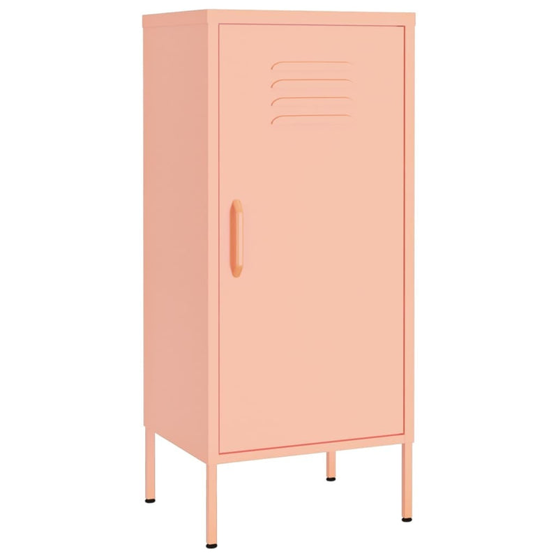 Storage Cabinet Pink 42.5x35x101.5 cm Steel