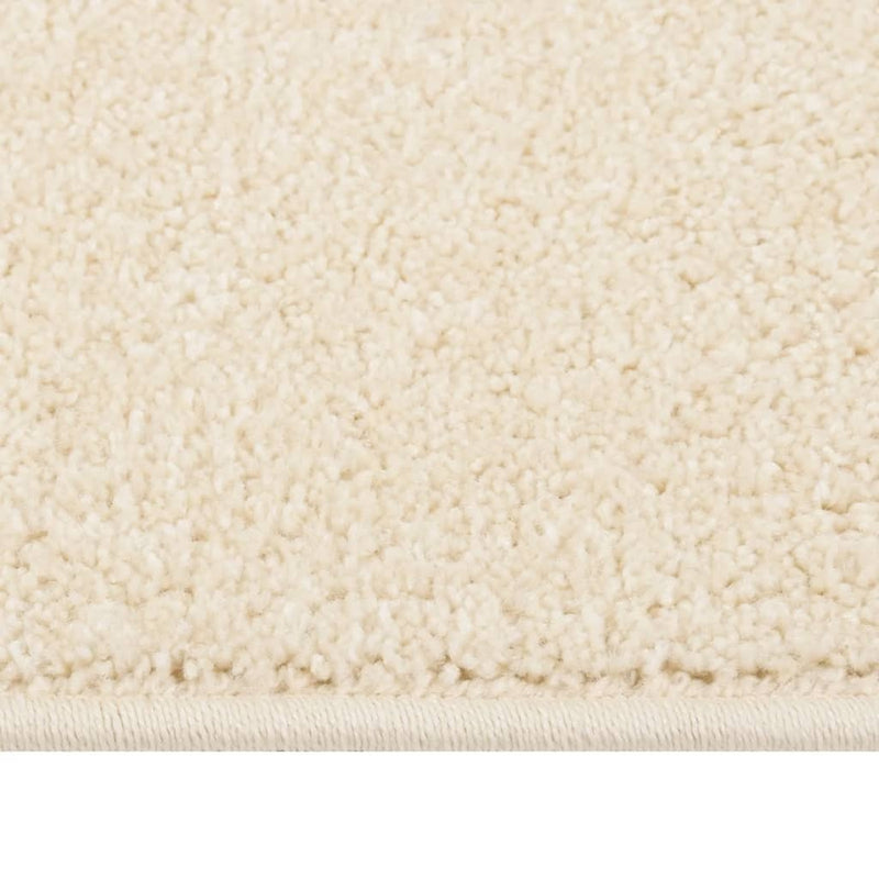 Rug Short Pile 140x200 cm Cream