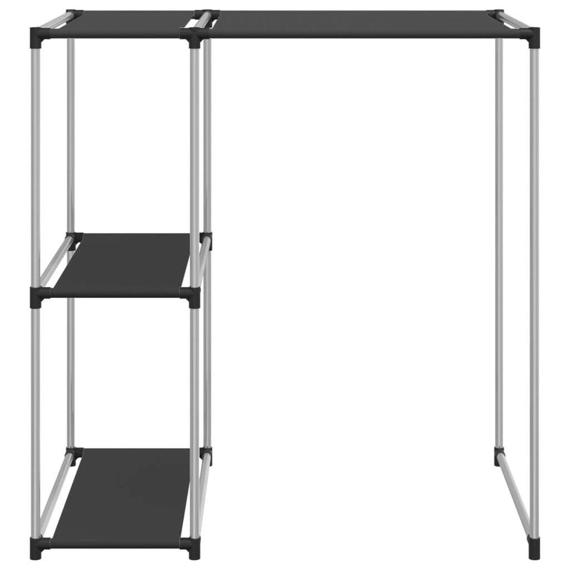 Storage Rack over Washing Machine Black 87x55x90.5 cm Iron