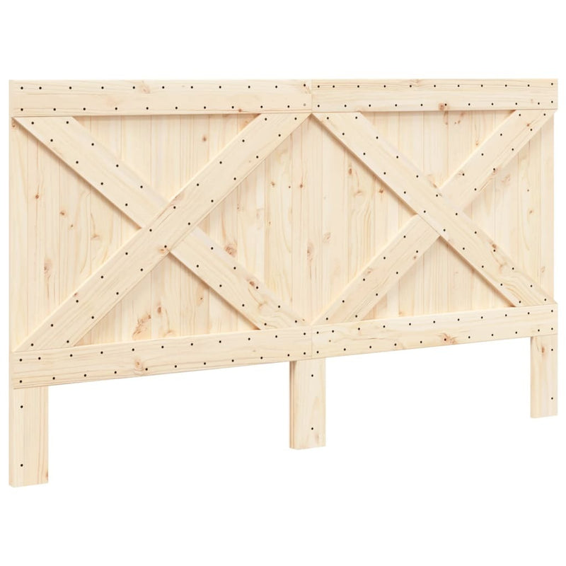 Headboard 180x104 cm Solid Wood Pine