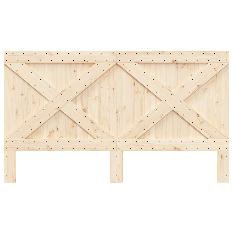 Headboard 180x104 cm Solid Wood Pine