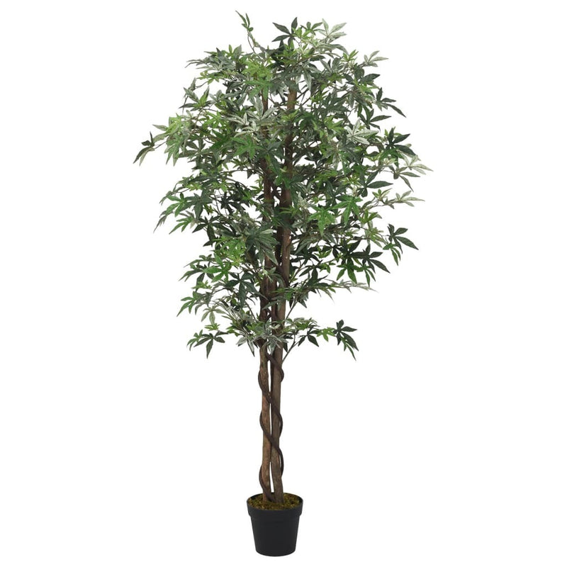 Artificial Maple Tree 336 Leaves 120 cm Green