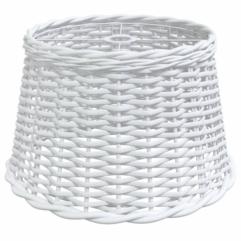 Ceiling Lamp Shade White 45x28 cm Wicker