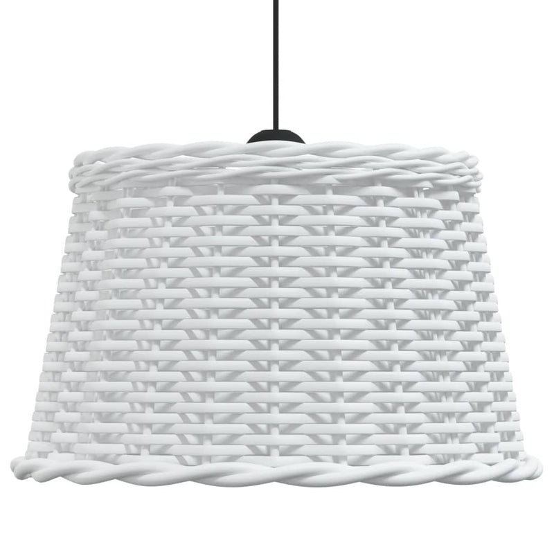 Ceiling Lamp Shade White 45x28 cm Wicker