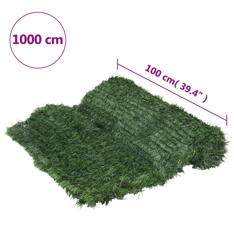 Artificial Grass Fence Green 1x10 m