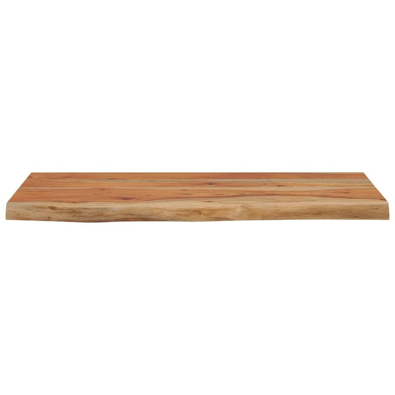 Wall Shelf 60x30x2.5 cm Rectangular Solid Wood Acacia Live Edge