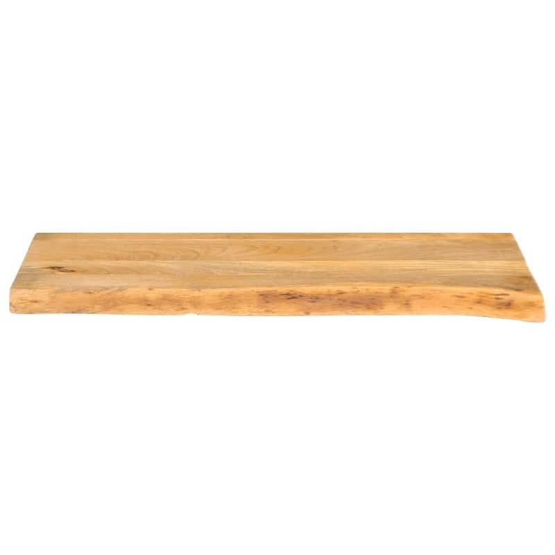 Table Top Live Edge 90x30x3.8 cm Solid Wood Mango