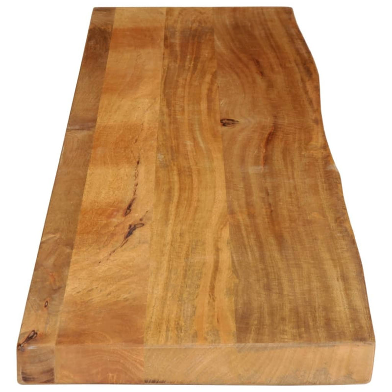 Table Top Live Edge 180x40x3.8 cm Solid Wood Mango