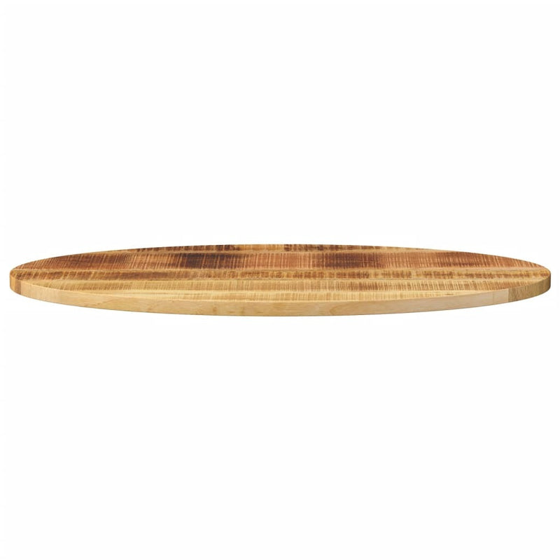 Table Top 100x40x2.5 cm Oval Solid Wood Mango