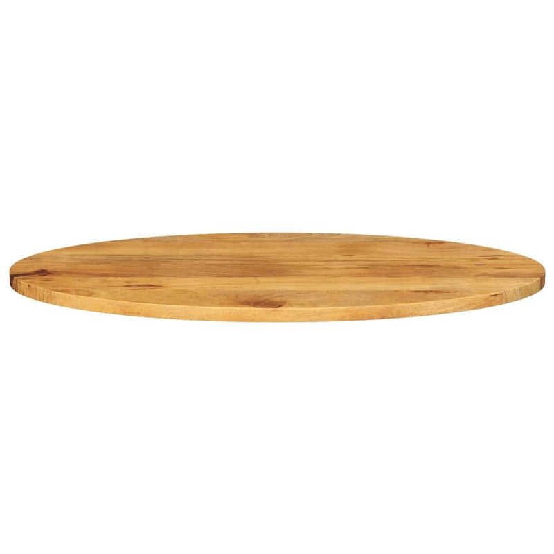 Table Top 110x40x3.8 cm Oval Solid Wood Mango