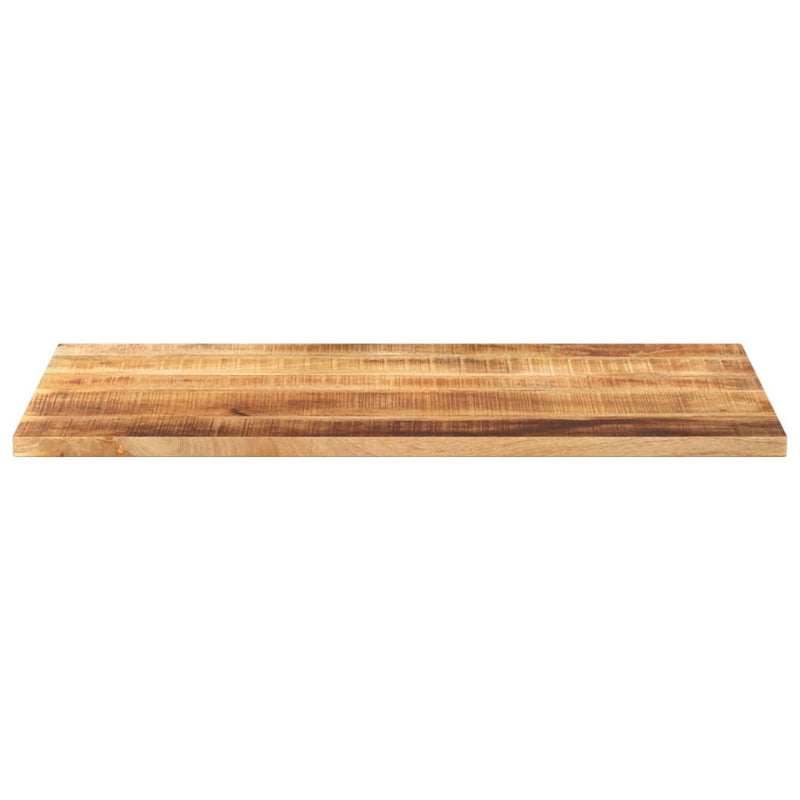 Table Top 110x60x3.8 cm Rectangular Solid Wood Rough Mango